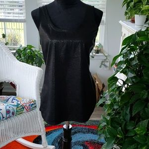 💥Shimmering Black Express Tank - Med
